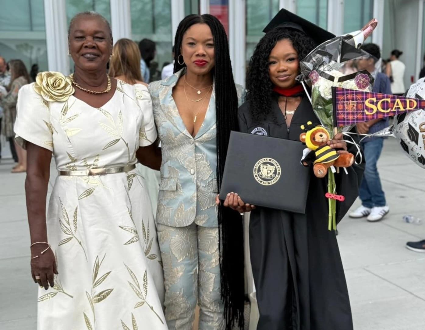Malaka Parker with daughter at graduation