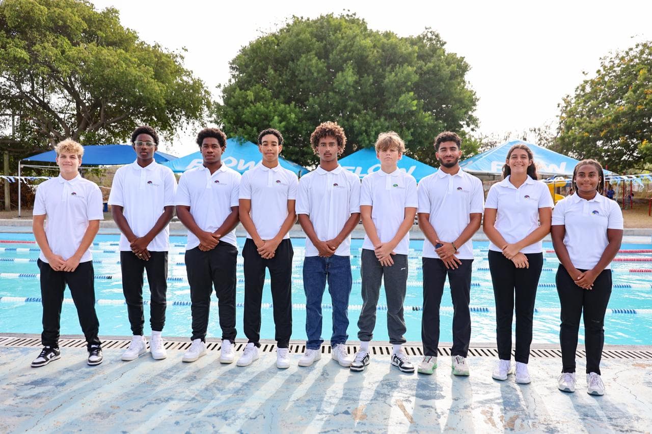swim team for 5th pnam aquatic championships