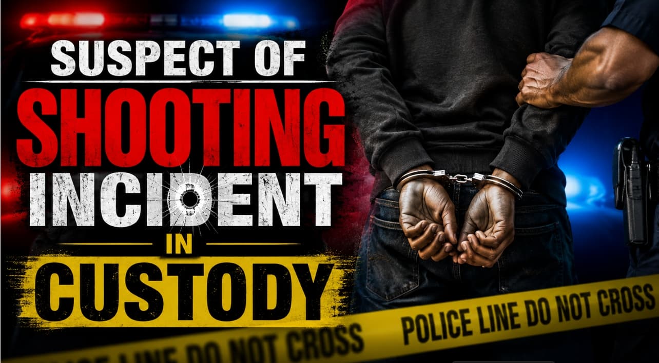 suspect of shooting incident in custody