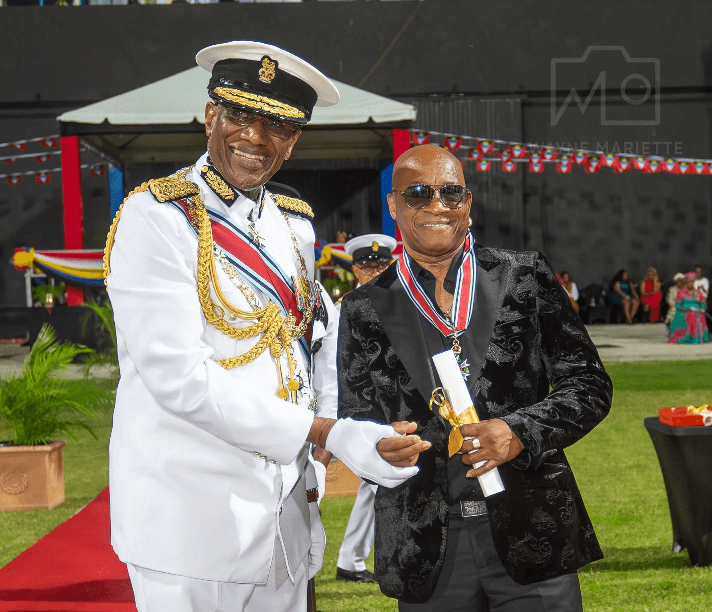 sir clarence ongku edwards with gg