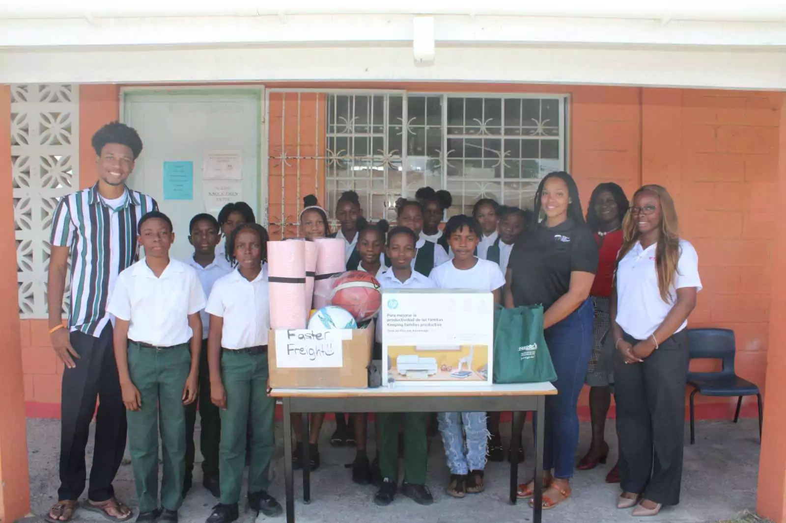 youth parliament back to school raffle donations to six schools