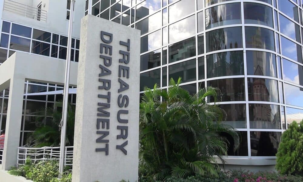 Treasury Building Sign