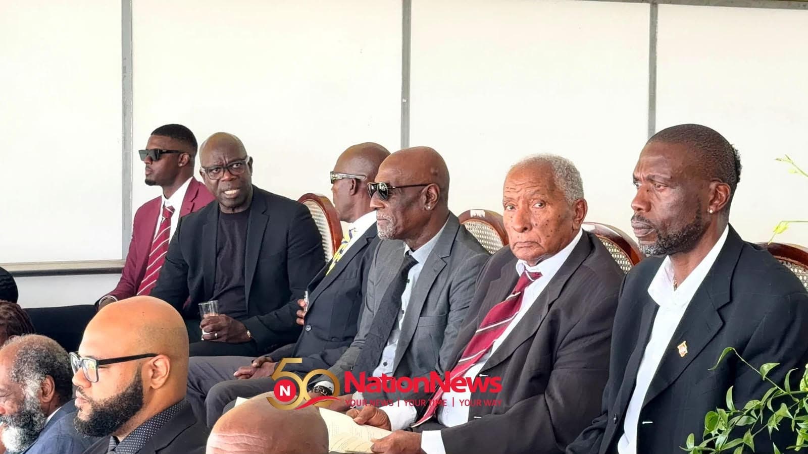 antigua cricket legends at garfield sobers state funeral