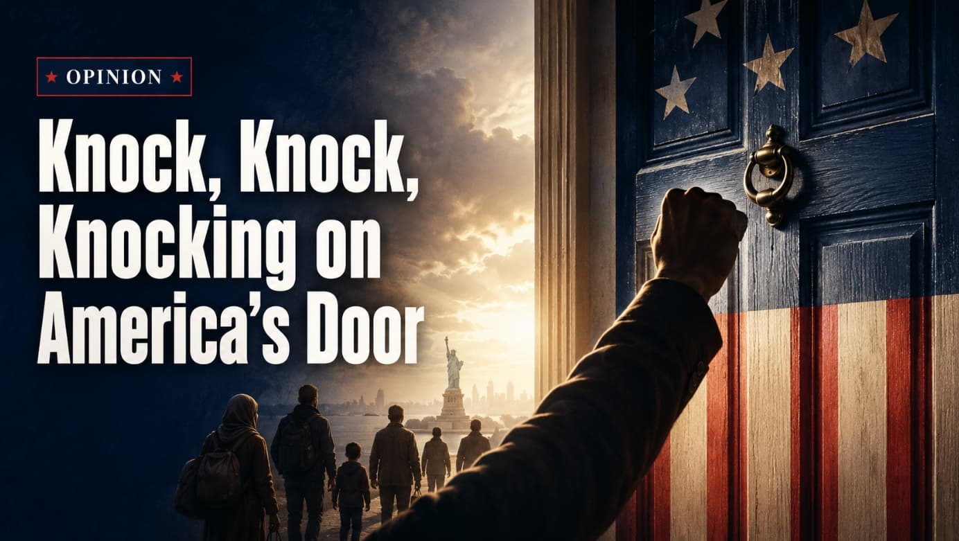 opinion piece knock knock knocking on americas door