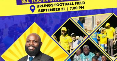 UPP hosts third rally in support of Simon’s re-election, with the action being held on the Urlings Football Field tonight