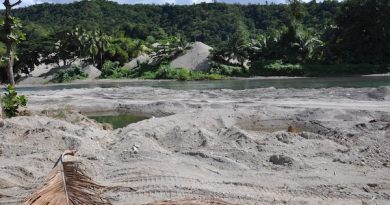 Mussington says current sand-mining is more dangerous than before as coastal protection from storms has been eroded  