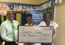 Rotary Club of Antigua recognizes the contributions of the Victory Centre and the Dyslexia Centre with monetary donation toward their efforts